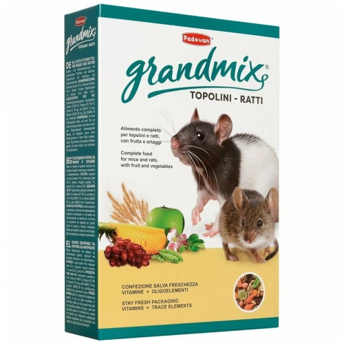 Корм Падован Grandmix Topolini Ratti для мышей и крыс 400г