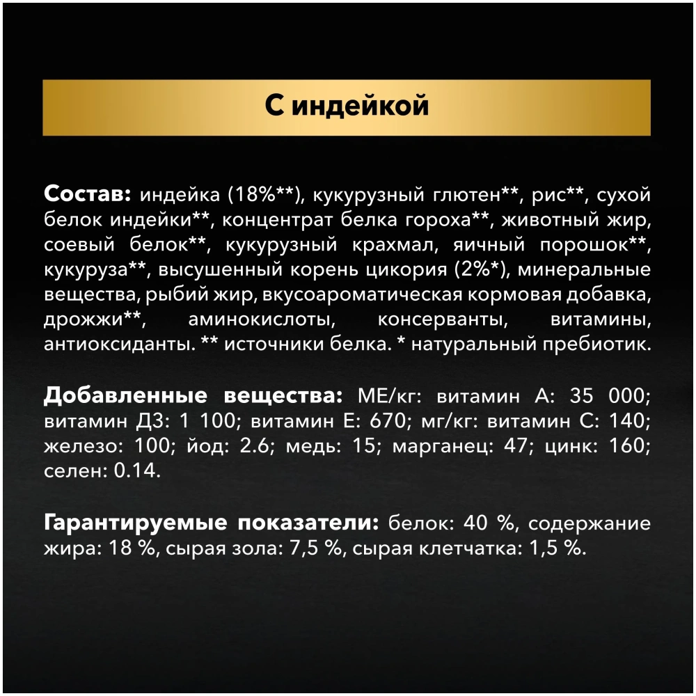 Сухой корм для кошек Pro Plan Delicate OptiDiges с чувствительным пищеварением с индейкой, 1,5+0,4кг