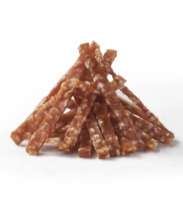 Деревенские лакомства для щенков Нарезка из индейки с рисом 85г