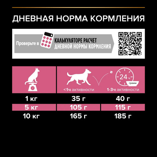 Сухой корм Purina Pro Plan для собак мелких пород, с чувствительной кожей - Лосось 2,5кг+500г