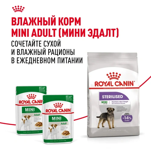 Сухой корм Royal Canin Mini Sterilised стерилизованных собак мелких пород - 3 кг