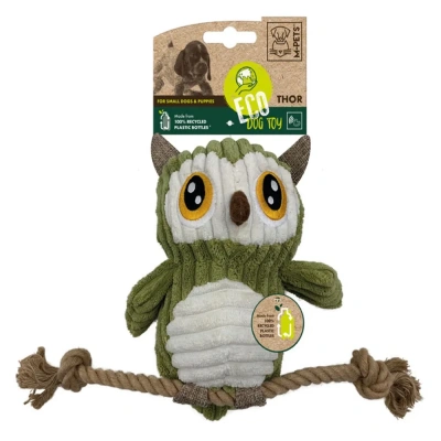 Игрушка для собак Mpets, СОВА С КАНАТОМ мягкая 30 см. 10641099 