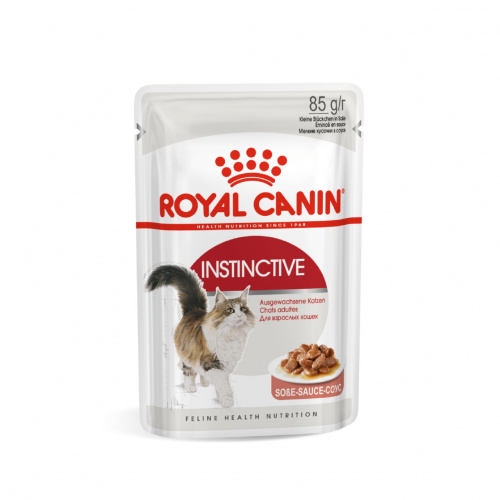 Royal Canin Instinctive Консервированный корм для кошек, кусочки в соусе, 85 г