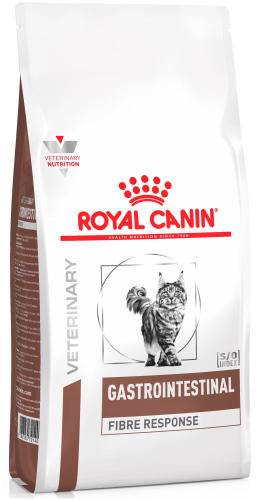 Royal Canin Gastrointestinal Fibre Response Сухой ветеринарный корм для кошек при запорах, 400 г