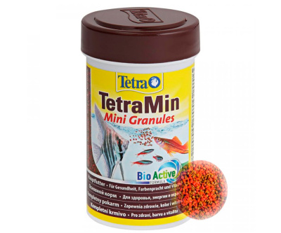 Тетра 199057 TetraMin Mini Granules Корм для всех видов мелких рыб, гранулы 100мл