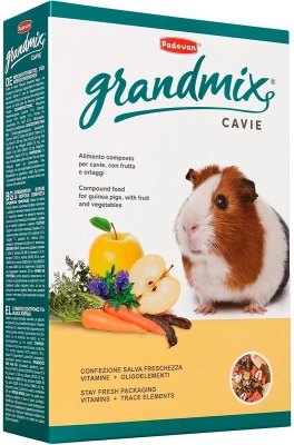 Корм Падован Grandmix Cavie для морских свинок с витамином С 850г