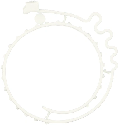 Мисс Кисс Ошейник для кошек репеллентный белый 38см