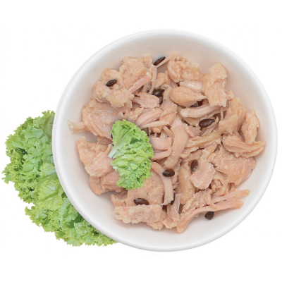 Консервы для кошек Lucky bits филе кролика и индейки с семенами льна, 100 г