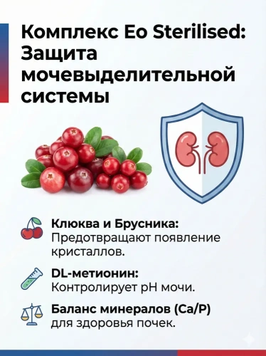  Сухой корм BOWL WOW Fresh Meat для стерилизованных кошек с ягненком, курицей и клюквой 4 кг