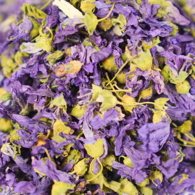 Лакомство Bambini Pets высушенные цветки мальвы для грызунов и кроликов, 10 г. 