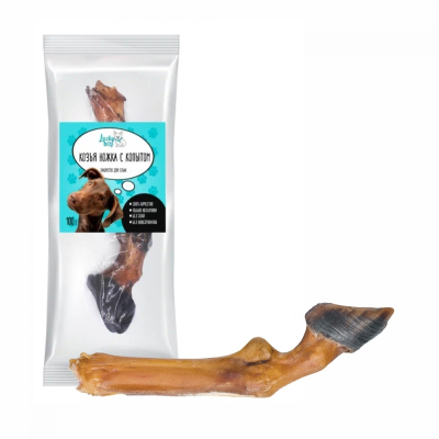 Лакомство для собак Lucky bits козья ножка с копытцем, 100 г