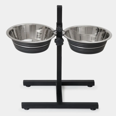 Миски на подставке, универсальная "Double Diner" 1,75 л. высота стойки 43 см