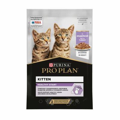 Purina Pro Plan Kitten Консервированный корм для котят, идейка в соусе  26 х 85 г