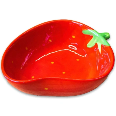 Миска Mr.Kranch керамическая для грызунов Клубничка 250 мл