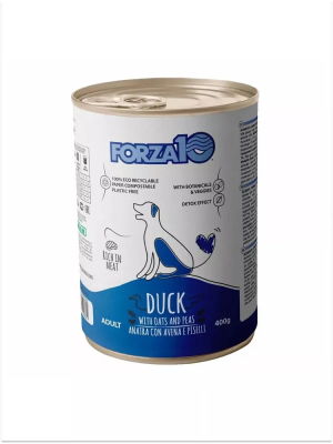 Forza10 Maintenance влажный корм для вз. собак с уткой, овсом и горошком, в консервах - 400 г х 12шт