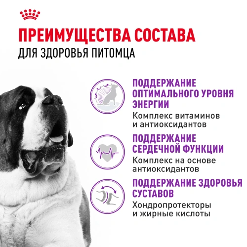 Royal Canin Giant Adult MGA-28 Сухой корм для собак гигантских пород, 15 кг