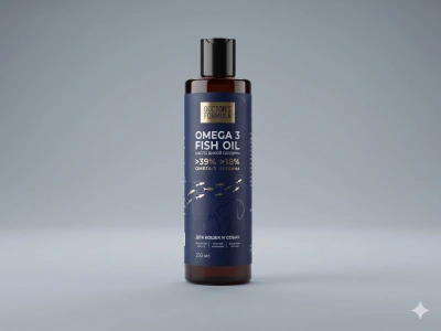 Масло Omega 3 дикой сардины для кошек и собак - 250мл, DOCTOR'S FORMULA