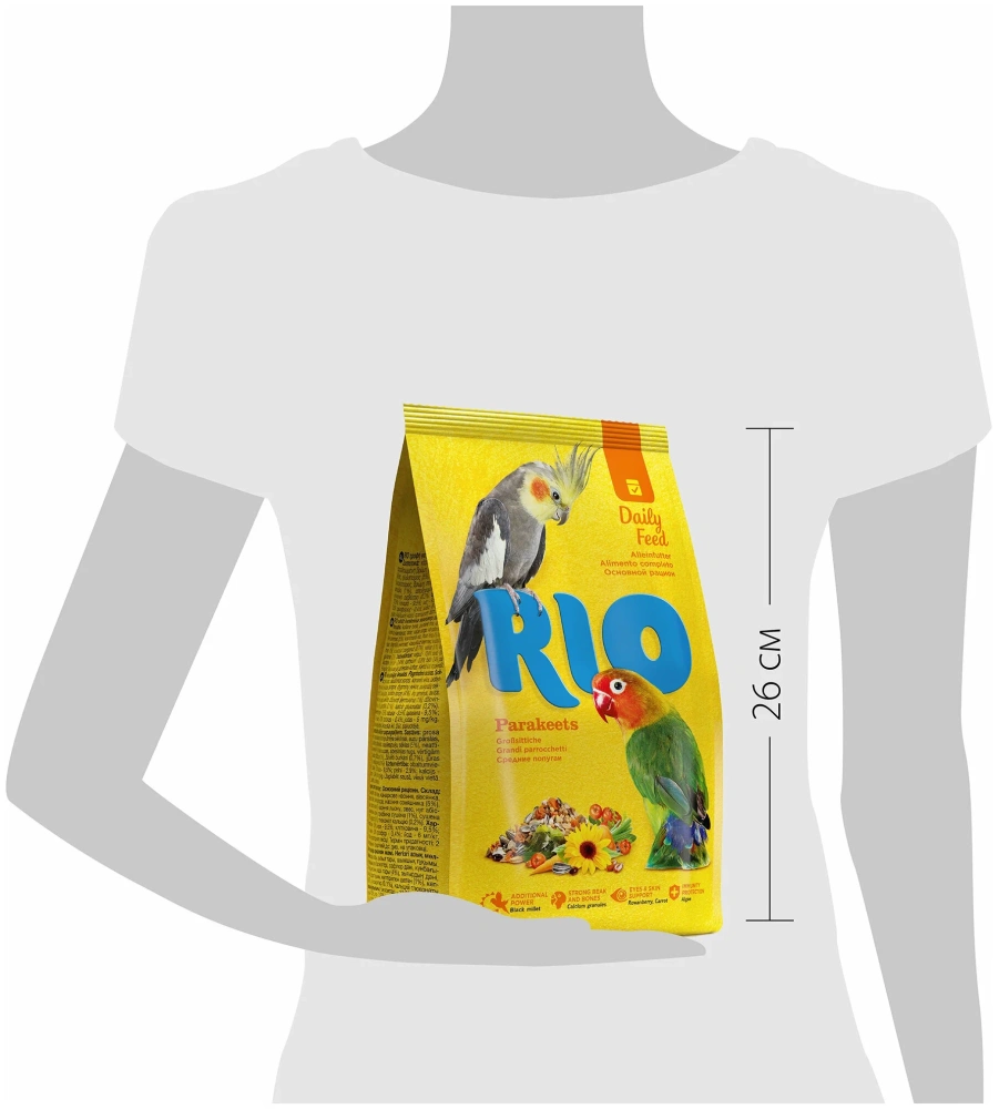 Корм RIO для средних попугаев 1 кг