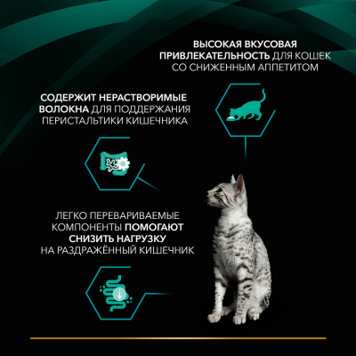 Влажные ветеринарный корм Pro Plan FELINE EN Gastrointestinal Курица 85г