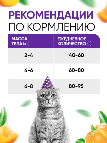 Сухой корм DELICANA для стерилизованных кошек и кастрированных котов с индейкой 1,5 кг