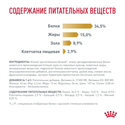 Royal Canin Urinary S/O Сухой корм для взрослых кошек, 400 г