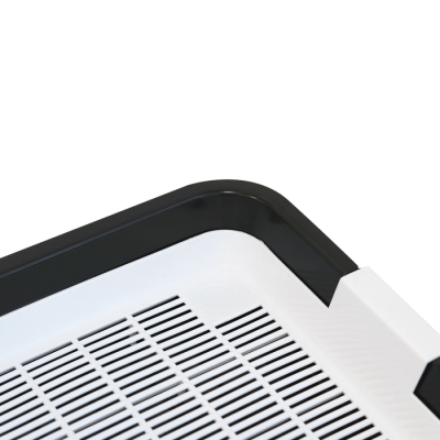 Туалет для кошек Моськи-Авоськи с сеткой, 40*26*6,5 см, черный