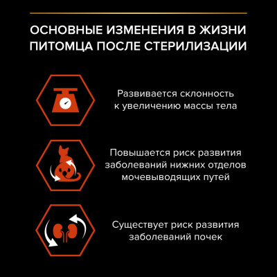 Сухой корм PRO PLAN для кошек Vital Functions орг. чувств стерил  Лосось 3кг