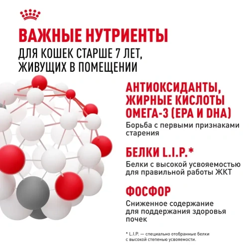 Влажный корм Royal Canin Indoor Sterilised 7+ для кошек в желе 85г
