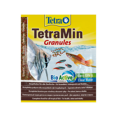 Тетра 134492 TetraMin Granules Корм для декоративных рыб, гранулы 15г