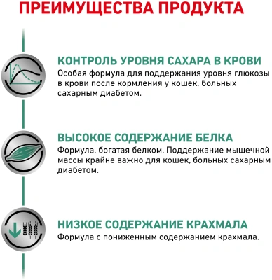 Сухой корм Royal Canin Диабетик для кошек при сахарном диабете 0,350г