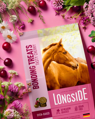 Лакомство для лошадей LONGSIDE, укрепляющее доверие. Спелая вишня