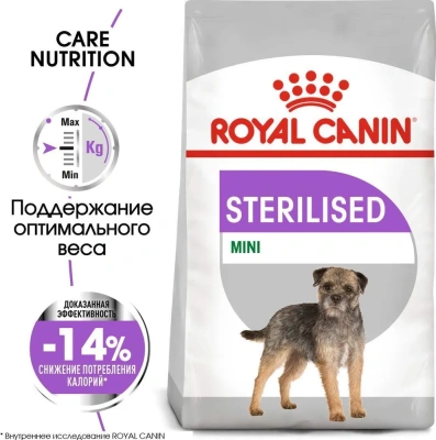 Сухой корм Royal Canin Mini Sterilised стерилизованных собак мелких пород - 3 кг