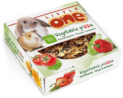 Лакомство для грызунов Литтл Уан Пицца с овощами 55г