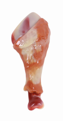 Игрушка MPets для собак Карнивор голень, вкус бекона, красная 14.5 x 5.8 x 4.4 см