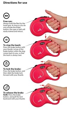 Flexi 56206F Рулетка Black Design M 5м до 20кг (трос) черно-розовая