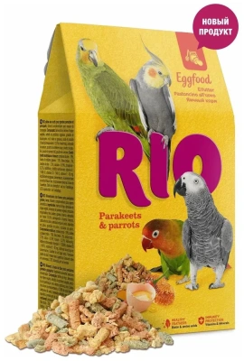 Корм RIO Яичный для средних и крупных попугаев 250 гр