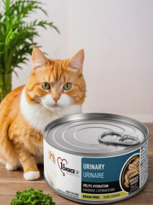 Влажный корм 1st CHOICE для кошек Urinary Курица с клюквой, 12х85гр