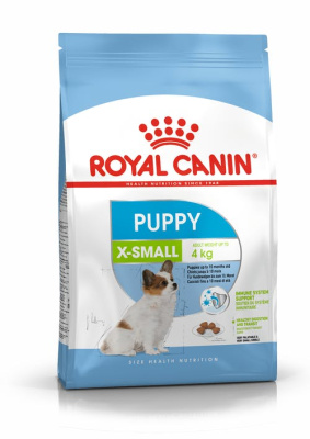 ID61977__Royal Canin X-SMALL JUNIOR Сухой корм для щенков мелких пород (2-10 мес/до 4кг), 0,5 кг
