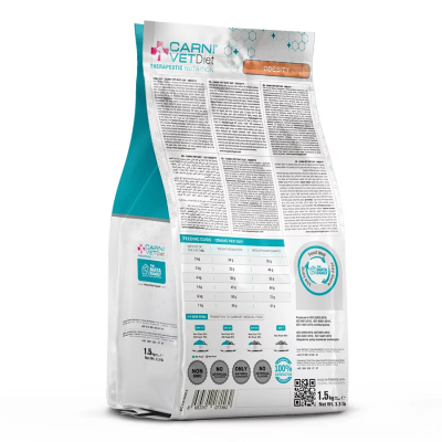 Сухой ветеринарный корм CARNI Vet Diet CAT OBESITY для кошек при избыточном весе 1,5кг