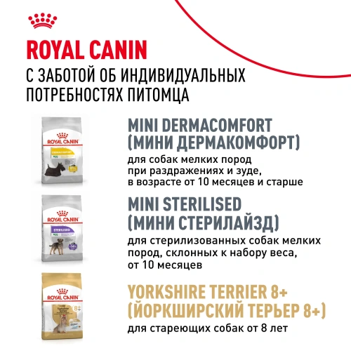 Royal Canin Adult Yorkshire Terrier Сухой корм для взрослых собак породы Йоркширский терьер, 1,5 кг