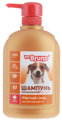 Шампунь Мистер Бруно №3 "Жесткий стиль" для собак 350мл