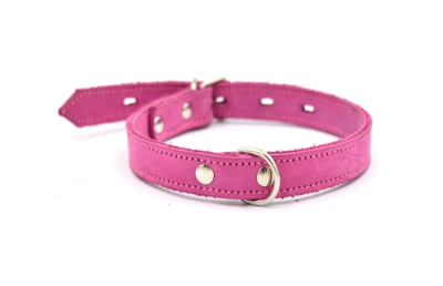ошейник 1122Р COLOR LINE 2сл 14 мм нубук длина 27-36 см розовый