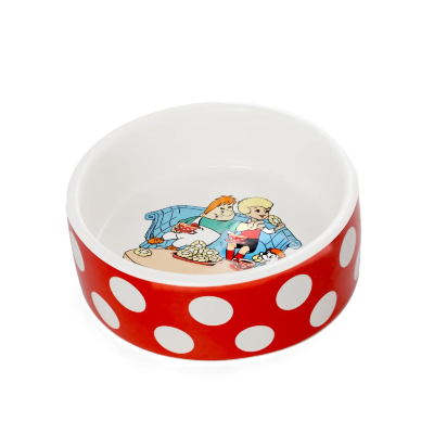 Миска для животных Triol СОЮЗМУЛЬТФИЛЬМ  "Плюшки", керамическая, 0.3л