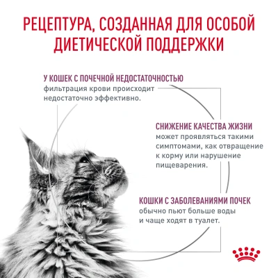 Сухой корм для кошек Royal Canin Renal Feline при хронической почечной недостаточности 0,4 кг