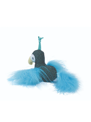 Игрушка для кошек Mpets  с кошачьей мятой PLUME Павлин 7х9х3см
