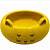 Миска керамическая в форме кошечки, желтая 13*5,5см*260мл