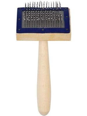 ЗООЭкспресс, Пуходерка деревянная средняя с каплей 7,5х16,5 см, 23062