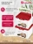 Контейнер для корма Lucky Pet Кошки 5,3л, бордовый