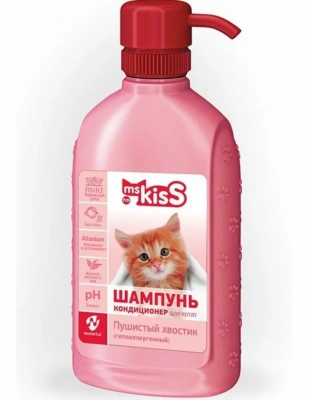 Шампунь для котят Мисс Кисс №4 "Пушистый хвостик" 200мл