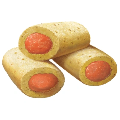 Деревенские лакомства 4 шт х10 г мини-колбаски для кошек с пюре из тунца